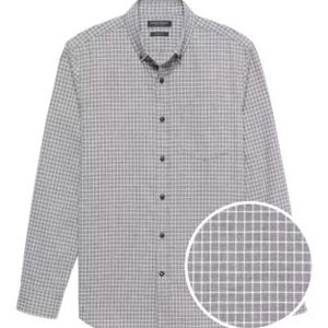 Banana republic medium Luxe flannel - gray